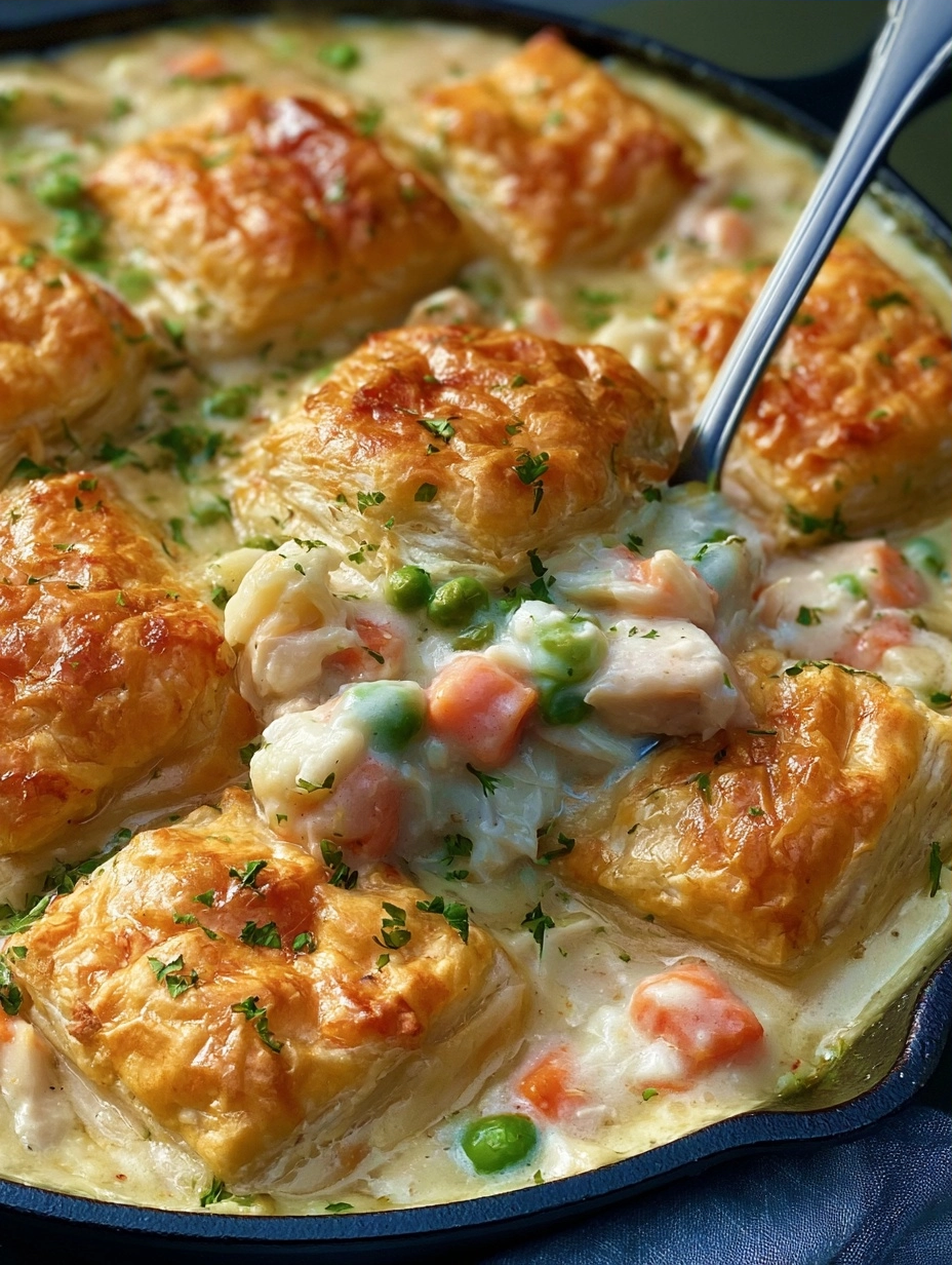 Chicken Pot Pie Skillet Recipe