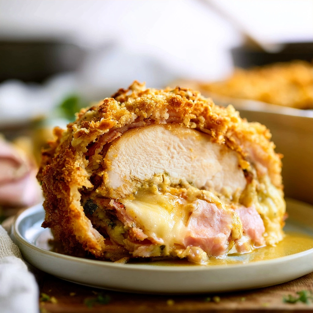 Chicken Cordon Bleu Slow Cooker Casserole Recipe