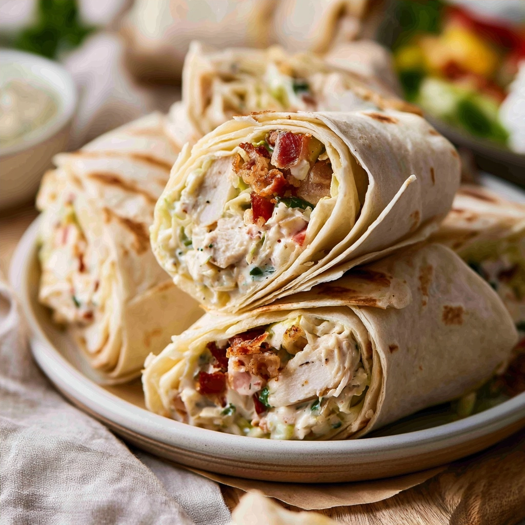 Chicken Bacon Ranch Wraps: Quick and Easy Recipe