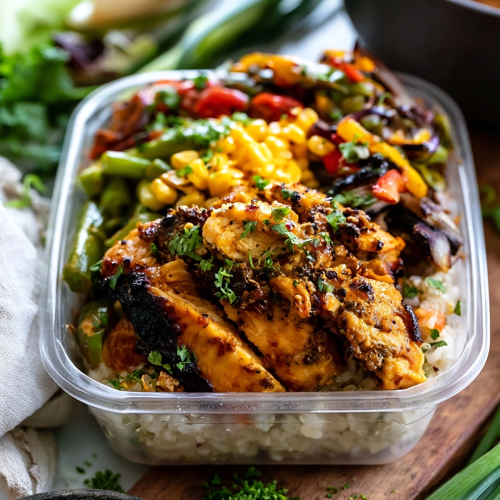 Chicken Meal Prep Bowls With Mango Salsa