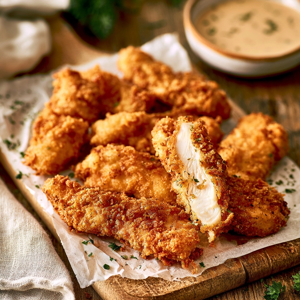 Chicken Tenders Recipe with Tropical Coconut Crust 2 Chicken Tenders Recipe with Tropical Coconut Crust