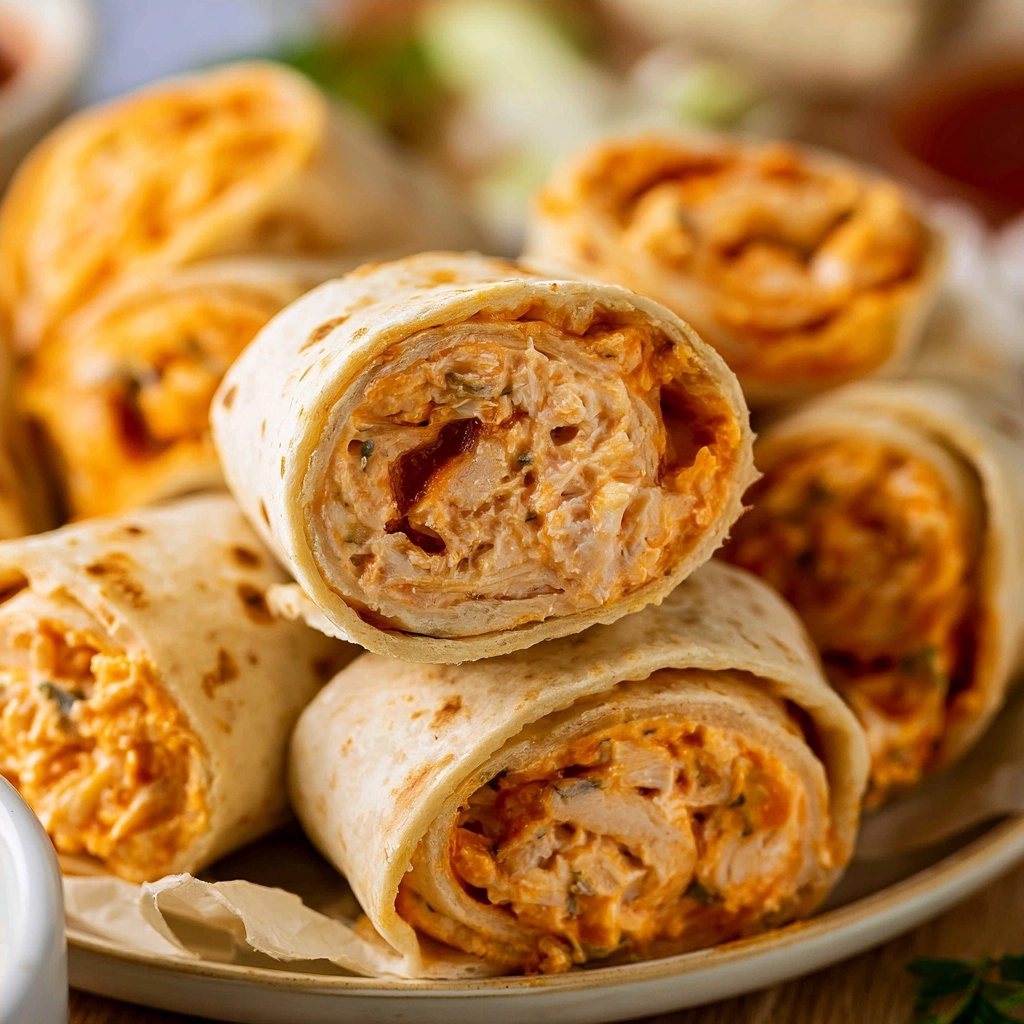 Buffalo Chicken Pinwheels: Easy Appetizer Recipe