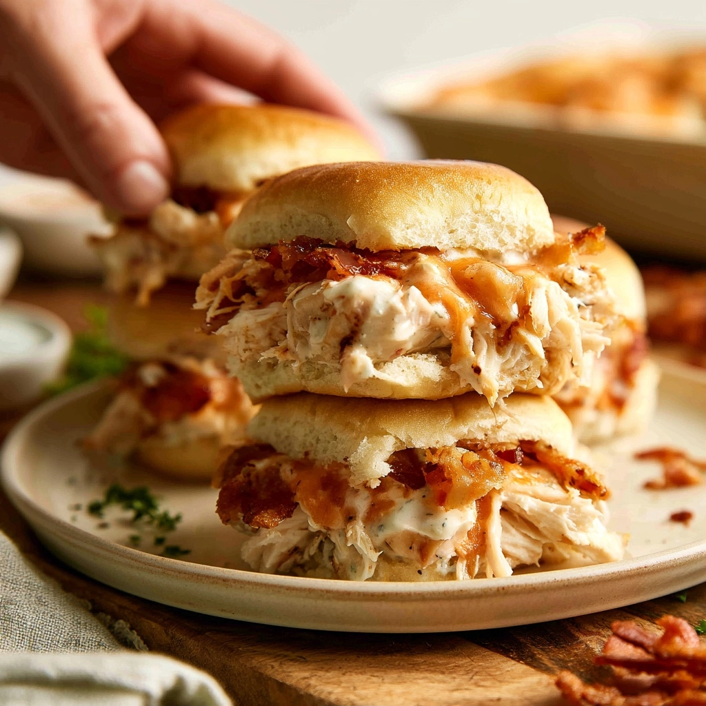 Chicken Bacon Ranch Sliders for Easy Weeknight Meals