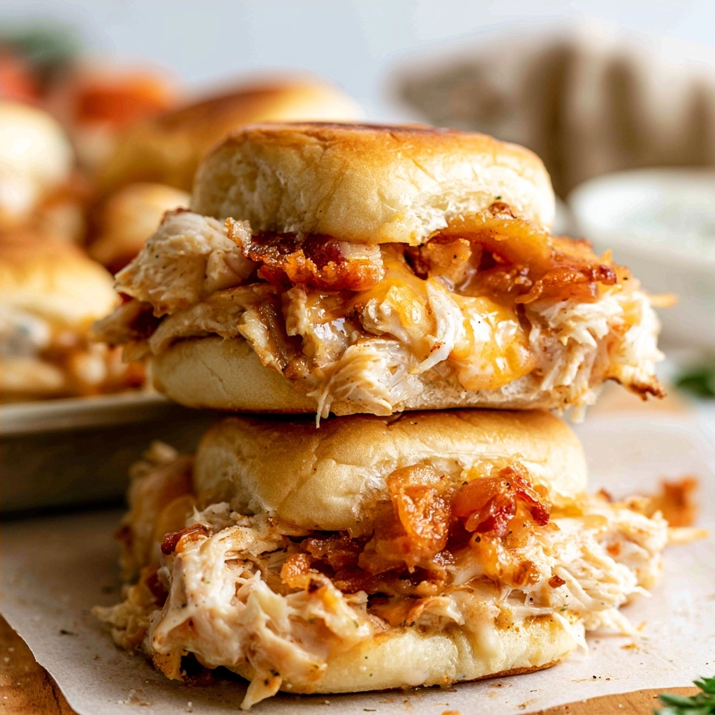 Chicken Bacon Ranch Sliders Recipe 2 Chicken Bacon Ranch Sliders Recipe