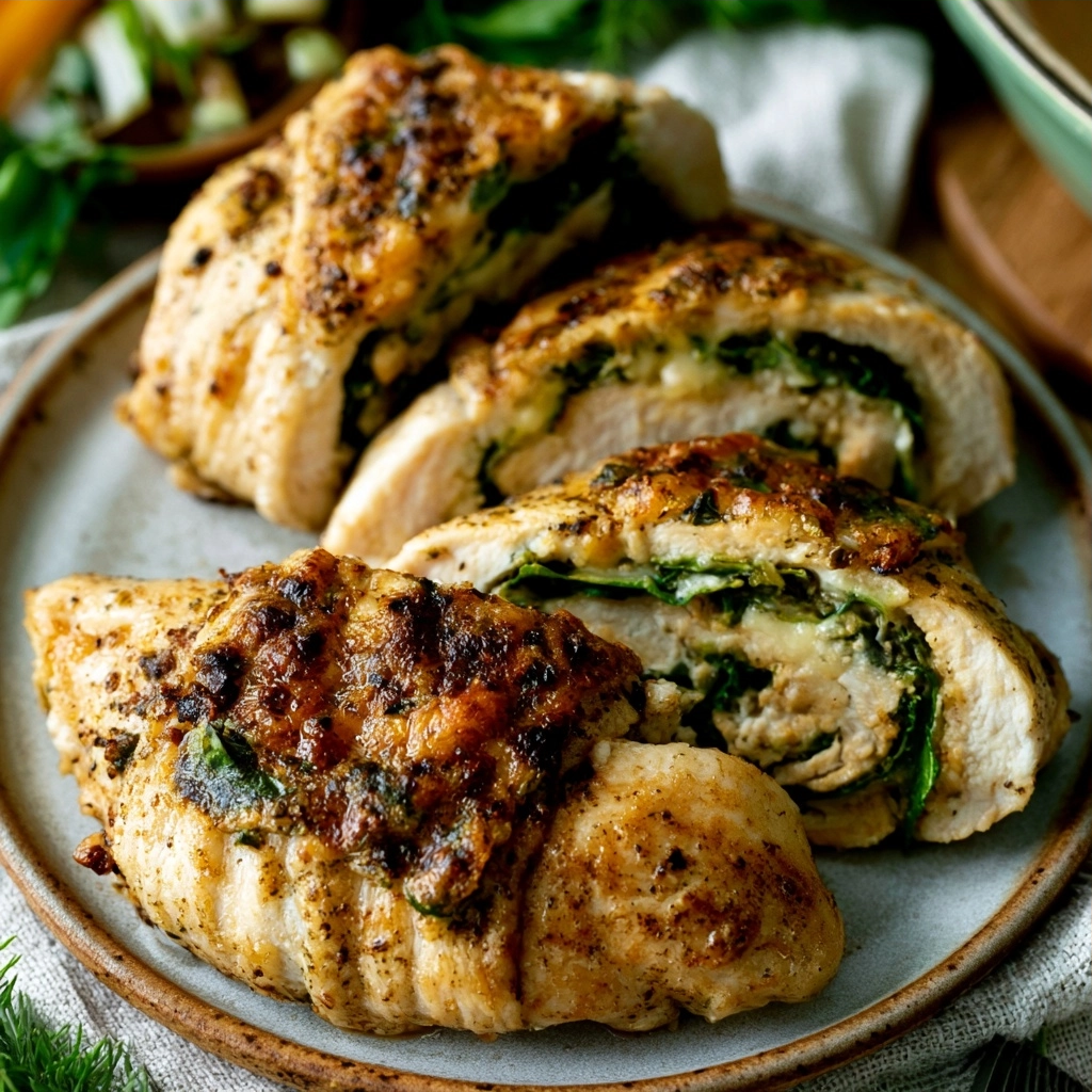 Chicken Breast Roll-Ups: Easy and Healthy Recipe