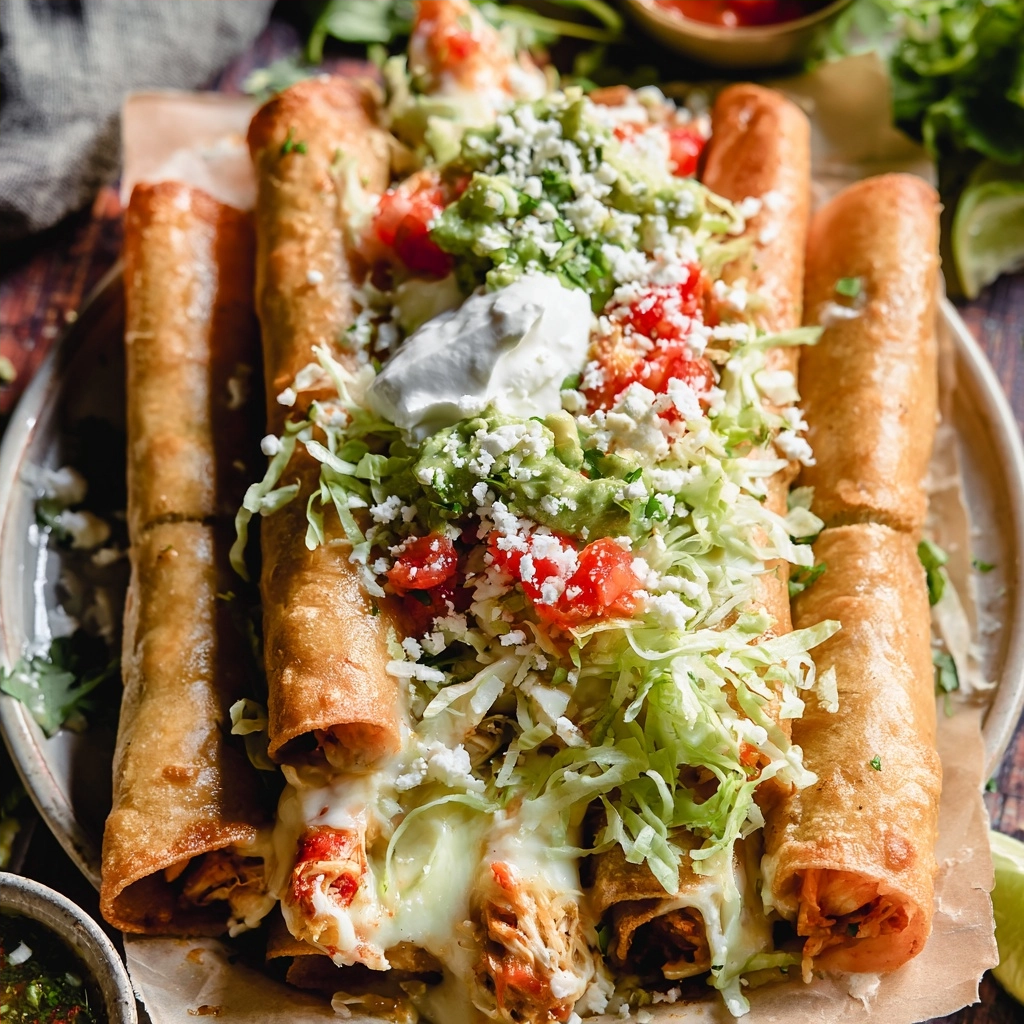 Chicken Flautas Recipe for Crispy Golden Perfection