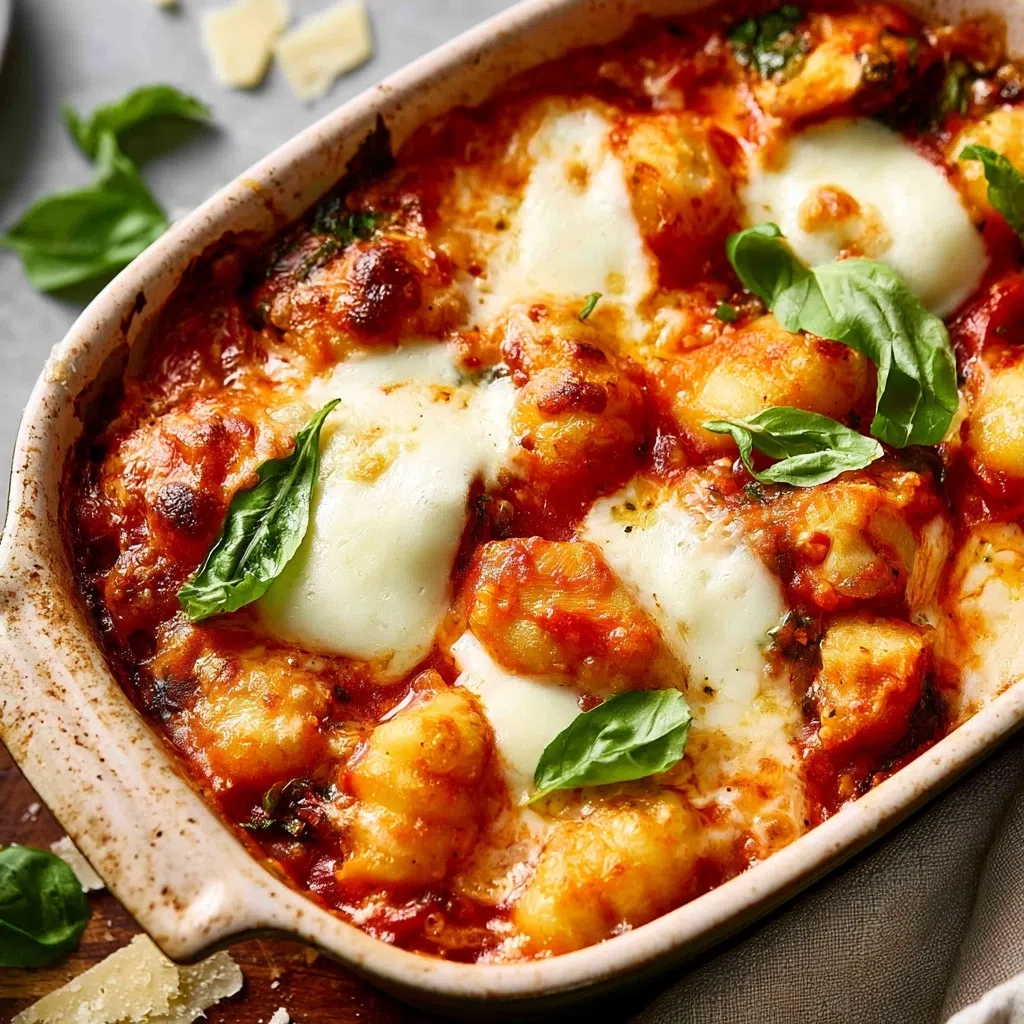 Chicken Parmesan Gnocchi Bake for Busy Weeknights