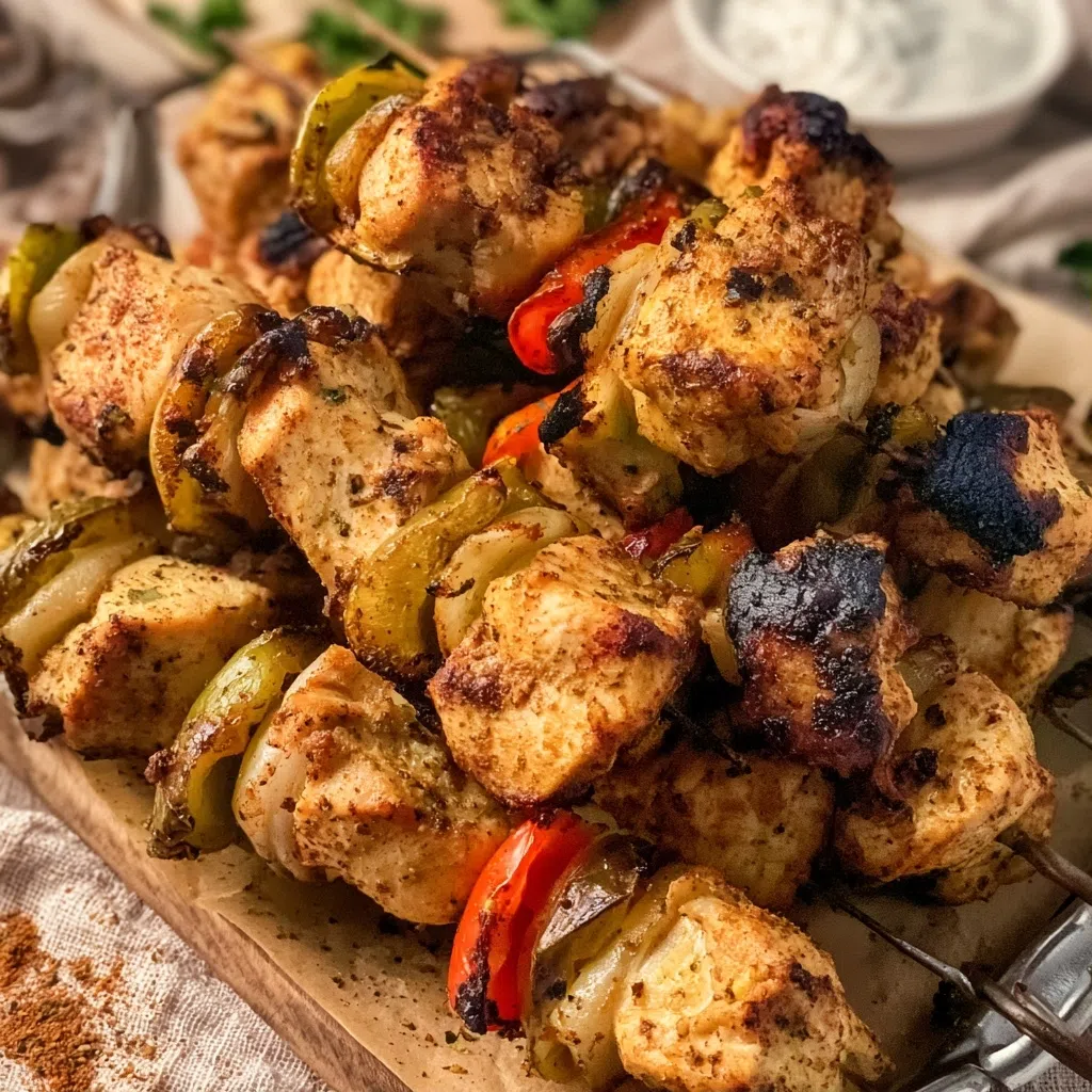 Air Fryer Chicken Kebabs for Easy Dinners