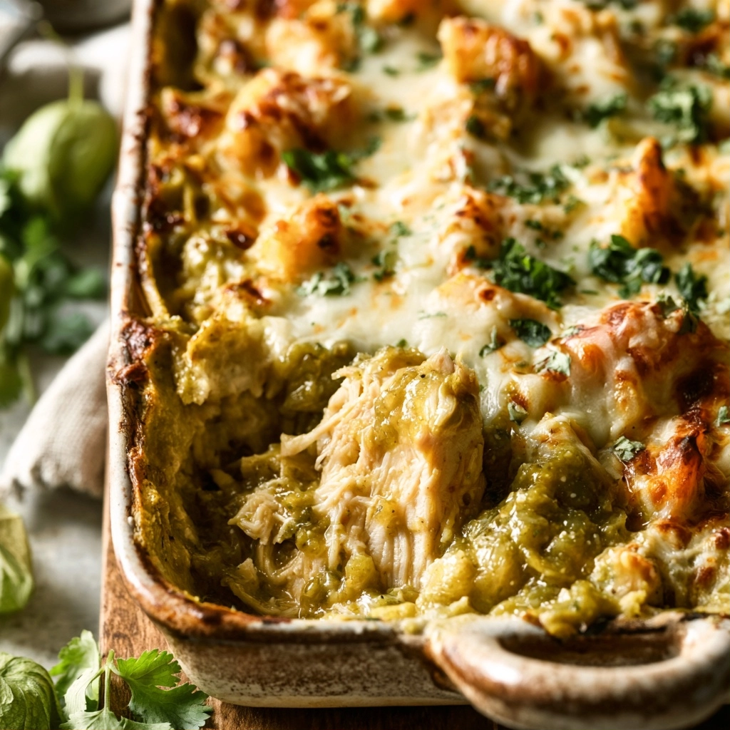 Salsa Verde Chicken Casserole: A Savory Weeknight Delight