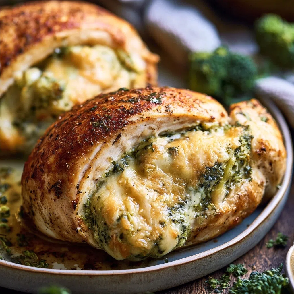 Broccoli Cheese Stuffed Chicken Breast Recipe