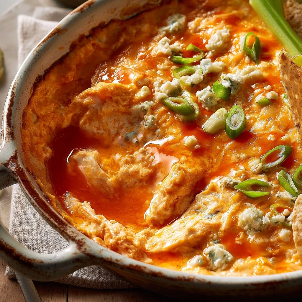 Slow Cooker Buffalo Chicken Dip Recipe