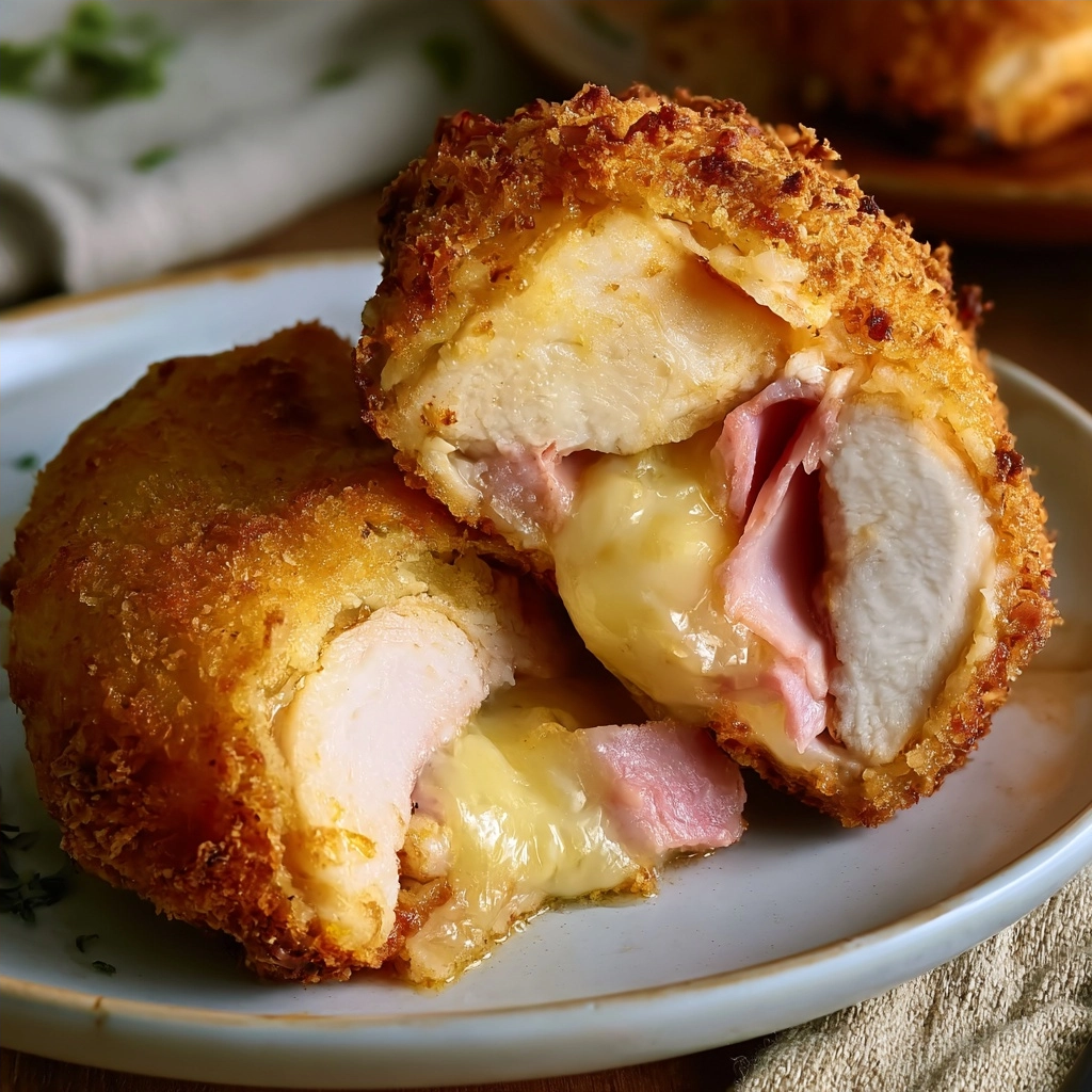 Air Fryer Chicken Cordon Bleu Made Simple