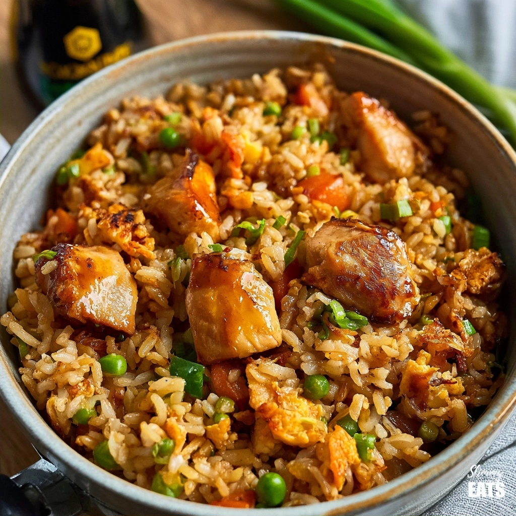 Air Fryer Chicken Fried Rice Recipe