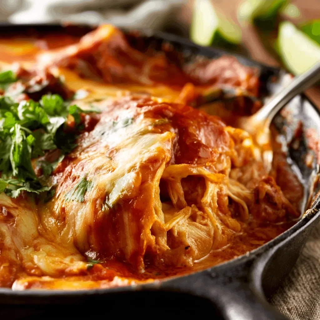 Chicken Enchilada Skillet: A Quick One-Pot Dinner